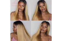 Hair Wigs Best Quality Hair Extensions Lace Front Wig Straight Virgin Human Hair Wig