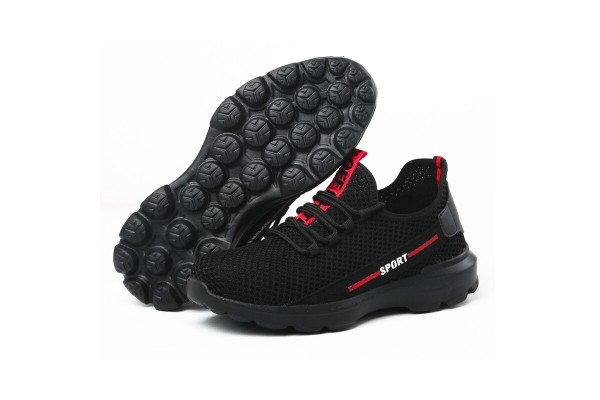 Lightweight Safety Shoes Athletic Safety Shoes Black Safety Toe Shoes Kameymall