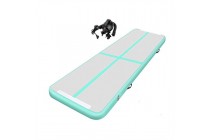 Gymnastics Air Track Mint Green Small Inflatable Air Mat Home Use Yoga Kameymall
