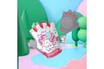 Fingerless Gloves Kids Gloves Waterproof Leather Work Glove Cartoon Glove Kameymall