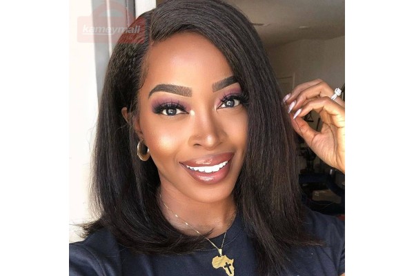 Hair Wigs Hair Extensions For Girls Highlight Wig Human Hair Bob Wigs Kameymall