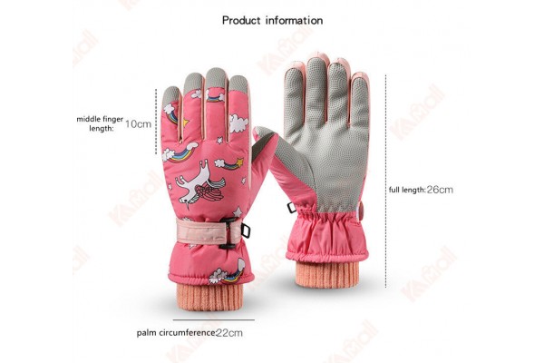 Warmest Snow Gloves Cartoon Baseball Glove Gloves For Women Working Gloves Kameymall