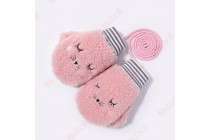 Women's Gloves Fashion Cartoon Baseball Glove Gloves For Women Furry Gloves Kameymall