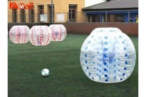 Zorbing Ball Bubble Soccer Sydney Giant Clear Plastic Ball Blue Red Dots Affordable

