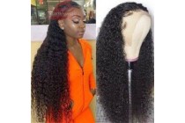 Hair Wigs Black Girl Hair Extension Brazilian 13x4 Lace Front Pre-plucked Human Hair