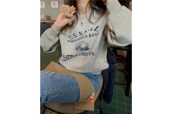 Softest Sweatshirts Grey Sweatshirt Cozy Sweatshirt Tennis Sweatshirts Kameymall