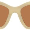 Tory Burch TY7187U Brown & Ivory Horn Sunglasses 53mm-1