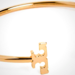 Tory Burch Women's Eleanor Flex Cuff, Tory Gold, One Size