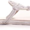 Tory Burch Women's Miller Knotted Pave Sandals-6