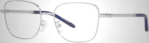 Tory Burch TY 1077 3161 Shiny Silver Eyeglasses for Women