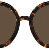 Tory Burch TY9063U Women's Sunglasses Dark Tortoise/Solid Brown 56-1