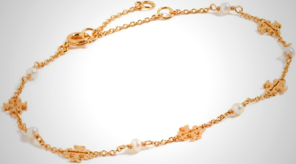 Tory Burch Women's Delicate Moondance Pearl Bracelet - Elegant Jewelry