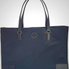 Tory Burch Womens 136144 Ella Gold-Tone Hardware Large Nylon Tote Bag,