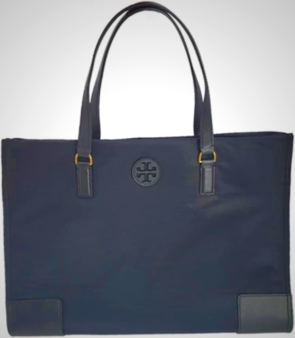 Tory Burch Womens 136144 Ella Gold-Tone Hardware Large Nylon Tote Bag,