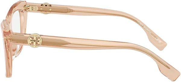 Tory Burch TY 2158U 1954 Transparent Brown Plastic Cat-Eye Eyeglasses 51mm 2158 usd to aud