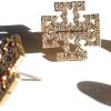 Tory Burch Britten Pave Stud Earring 141855 Gold 175-1