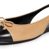 Tory Burch Women's Cap Toe Slingback Ballet Flats sora