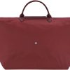 Longchamp Women's Le Pliage Green Large Top Handle Travel Handbag pliage