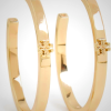 Tory Burch Kira Hoop Earrings in Tory Gold, One Size for Women