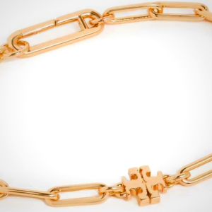 Tory Burch Women's Good Luck Chain Bracelet in Tory Gold, One Size