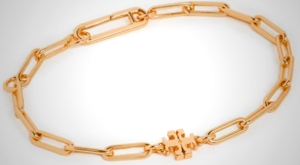 Tory Burch Women's Good Luck Chain Bracelet in Tory Gold, One Size