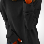 Dokotoo Women's Casual Crew Neck Sweatshirt Loose Soft Long Sleeve Pullover Tops