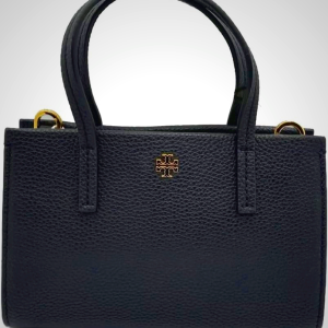 Tory Burch Women's Blake Mini Tote Bag - Black, Cortado, New Ivory