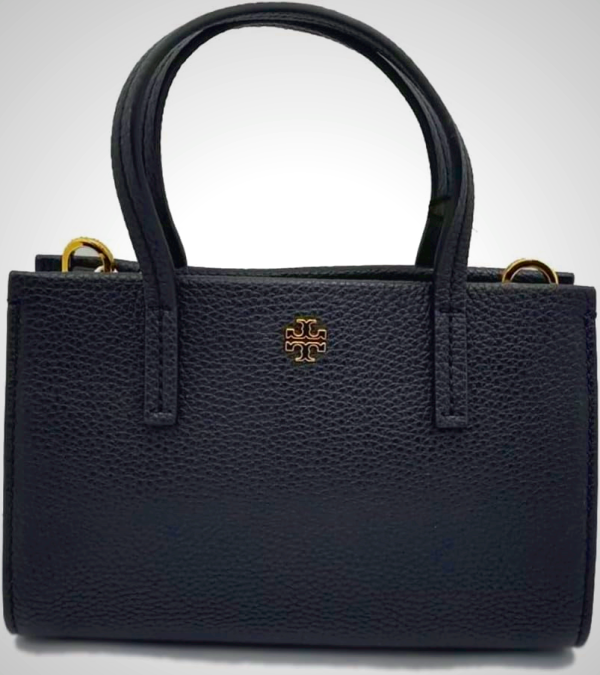 Tory Burch Women's Blake Mini Tote Bag - Black, Cortado, New Ivory