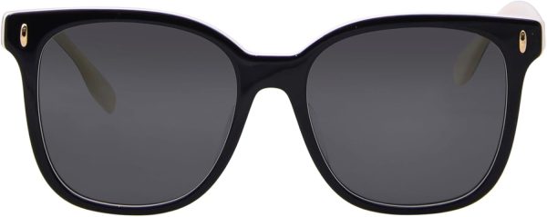 Tory Burch TY7203U 198887 Sunglasses Women's Black/Ivory/Grey Square Shape 53mm ty7203u tory burch