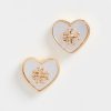 Tory Burch Women's Kira Heart Studs-1