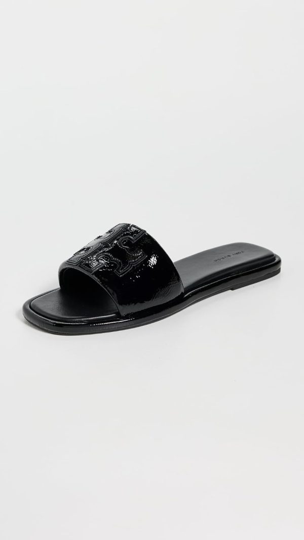 Tory Burch Women's Double T Sport Slides-1
