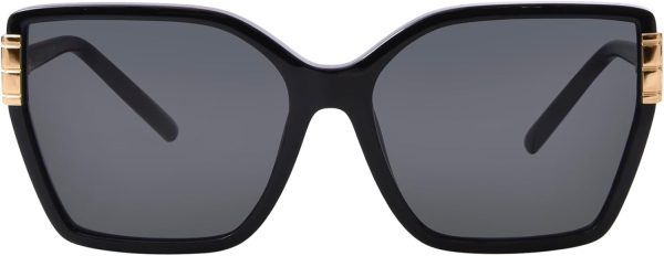 Tory Burch Sunglasses TY 9076 U 196487 Black/Dark Grey Polyamide Standard, 58/16/140-1