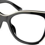 Tory Burch Eyeglasses TY 2147 U 2004 Black/Ivory-0