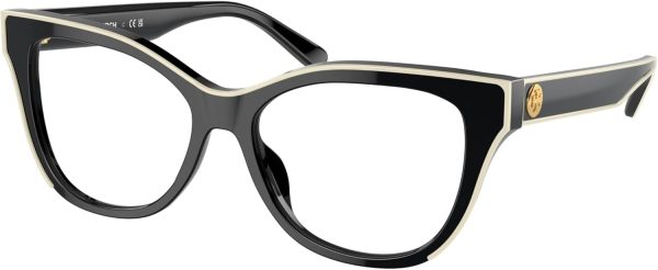 Tory Burch Eyeglasses TY 2147 U 2004 Black/Ivory-0