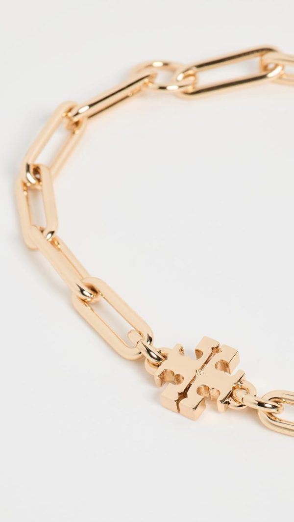 Tory Burch Women's Good Luck Chain Bracelet, Tory Gold, One Size-2