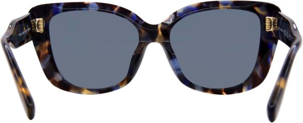 Tory Burch Sunglasses TY 7198 U 195787 Blue Tortoise Dark Grey-3