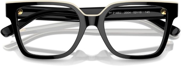Tory Burch Eyeglasses TY 2148 U 2004 Black/Ivory-3