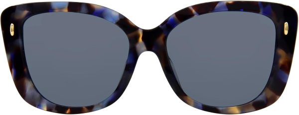 Tory Burch Sunglasses TY 7198 U 195787 Blue Tortoise Dark Grey typora