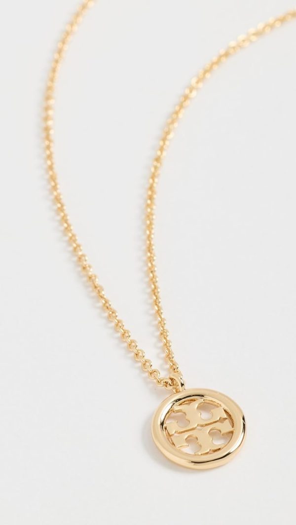 Tory Burch Women's Icon Circle Pendant Necklace tory burch romy