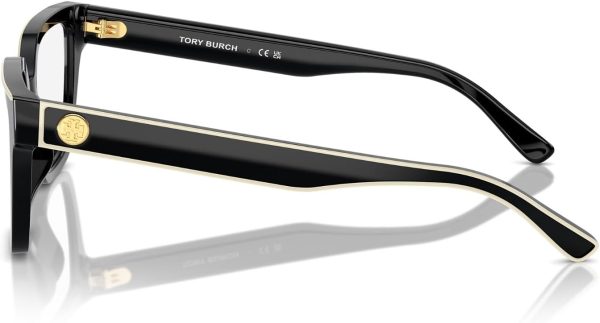 Tory Burch Eyeglasses TY 2148 U 2004 Black/Ivory-2