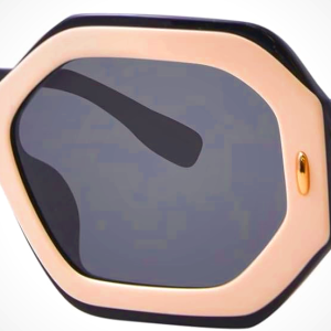 Tory Burch Sunglasses TY 7192 U 196187 Black/Ivory Dark Grey Solid, 55/16/140