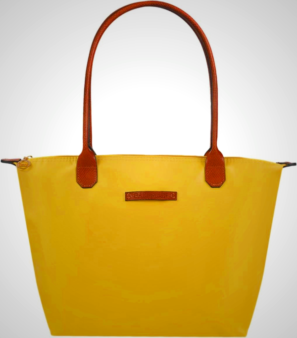 Waterproof Nylon Tote Bag for Women - Lightweight Zippered Handbag