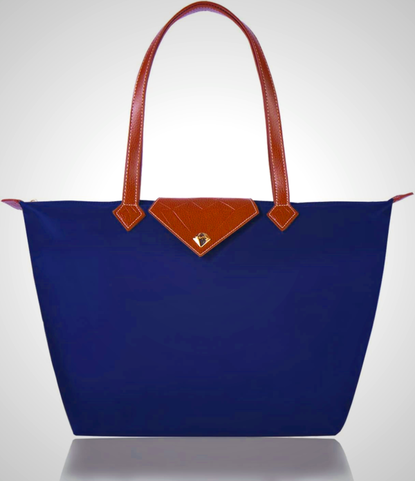 Women's Waterproof Nylon Tote Bag - Folding Shoulder Bag for Work & Travel