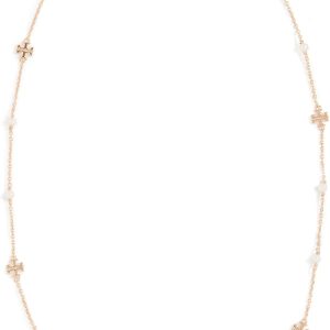 Tory Burch Women's Delicate Moondance Pearl Necklace-0