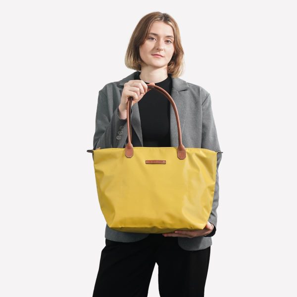 Waterproof Nylon Tote Bag for Women - Lightweight Designer Handbag with Zipper nylon backpack