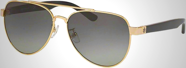 Tory Burch TY6070 Sunglasses 327111-57 -, Lt Grey Gradient TY6070-327111-57