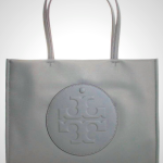 Tory Burch Women's Ella Patent Tote Bag - Black & Stone Colors