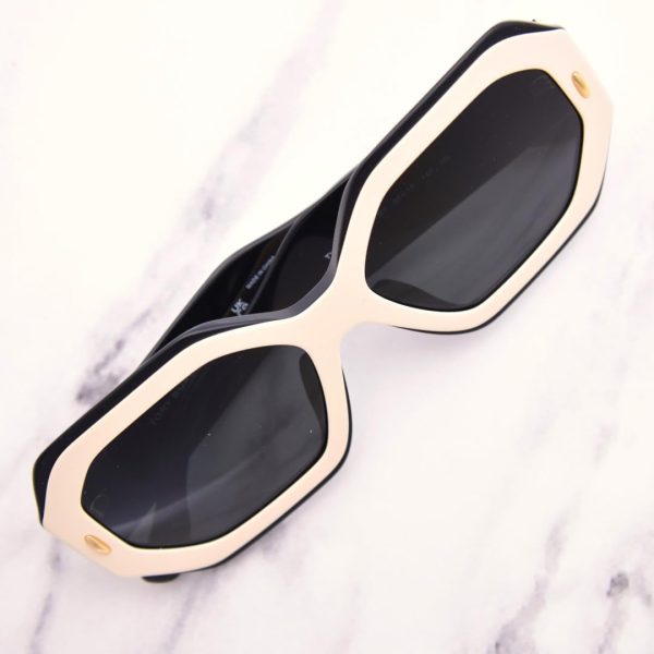 Tory Burch Sunglasses TY 7192 U 196187 Black/Ivory Dark Grey Solid, 55/16/140-4