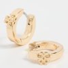 Tory Burch Women's Kira Huggie Hoops, Tory Gold, One Size-2