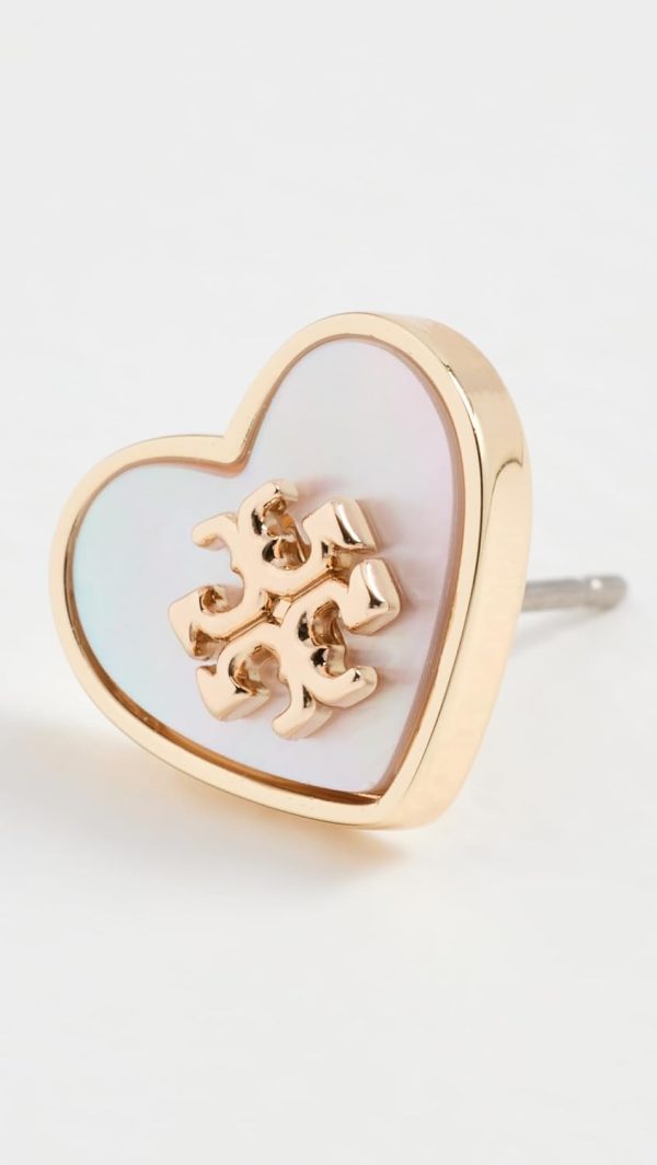 Tory Burch Women's Kira Heart Studs-2